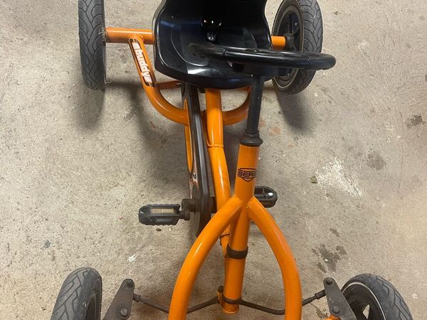 BERG Buddy B-Orange pedal go-kart. - Main image