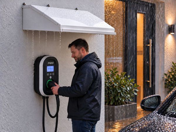 EV Charger Canopy (PVC). Cable Lock Included (New) - Main image