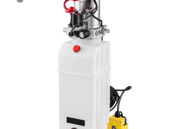8 Quart Single Acting Hydraulic Pump 12V Power Uni - Main image