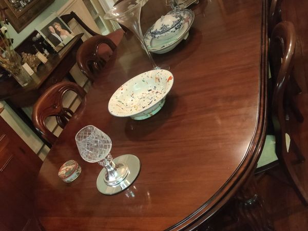 Mahogany Dining Table and eight chairs - Main image