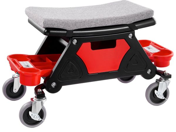 Heavy Duty Mechanic Stool 136kg Tool Trays Roll - Main image