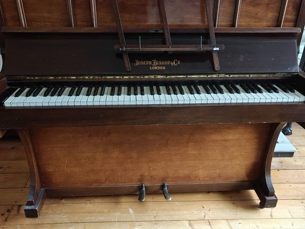 Joseph Bishop & Sons London Upright Piano - Mahogany - Main image