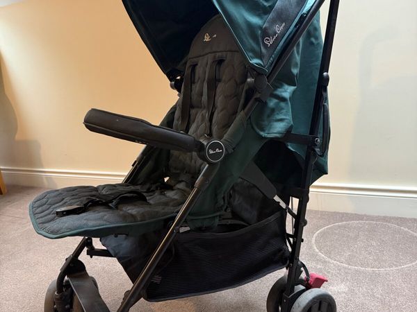 Silver Cross Pop Stroller – Dark Green, Lightweigh - Main image