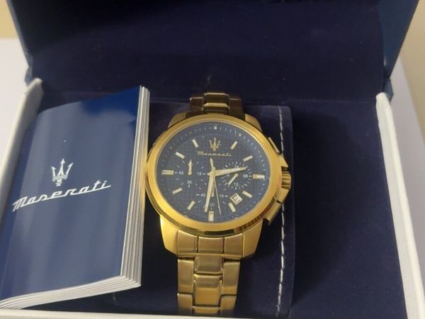 *new* Maserati gold Watch - Main image