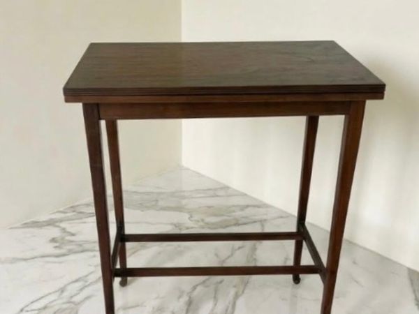 Edwardian Queen Anne cards table - Main image