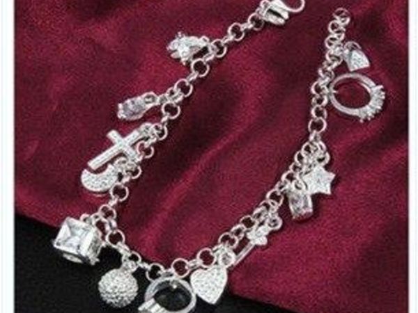 Girls Fashion Charm Bracelet, Free Post - Main image