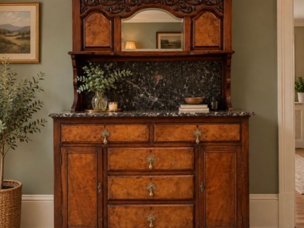 Victorian kitchen Marble top dresser - Main image