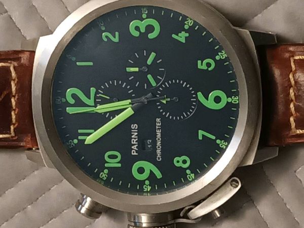 Parnis lefty Big Dial Watch - Main image