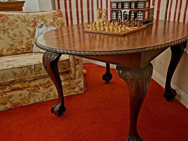 Complete Antique Mahogany Dining Suite - Main image