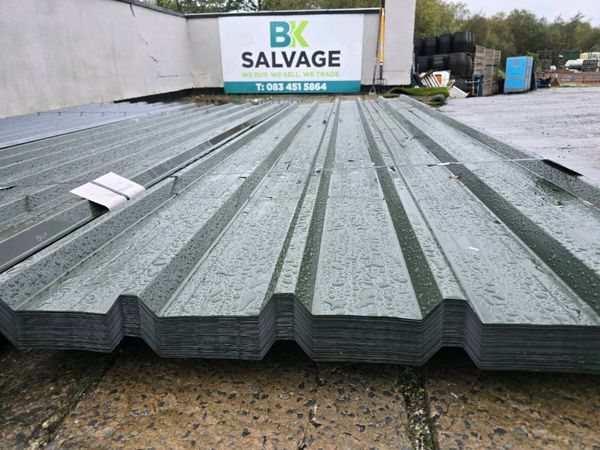 NEW BOX PROFILE ROOF SHEETING – JUNIPER GREEN - Main image