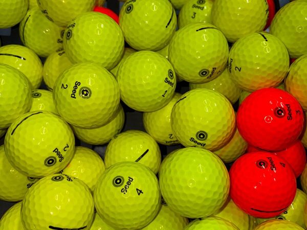 Seed 01/02/x1 Coloured Golf Ball Mix Grade A/B - Main image