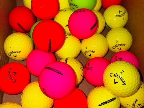 Callaway Supersoft Coloured Golf Ball Mix Grade A - Main image
