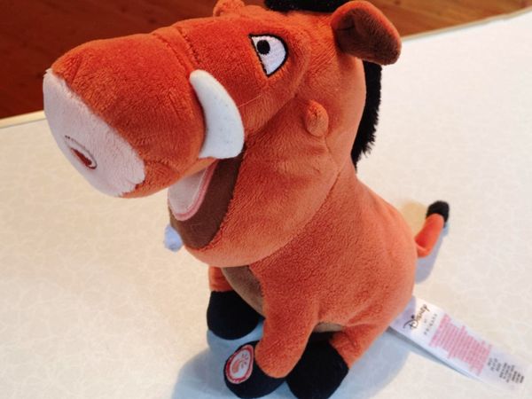 SMALL DISNEY WILD BOAR PUMBAA (GOOD CONDITION). - Main image