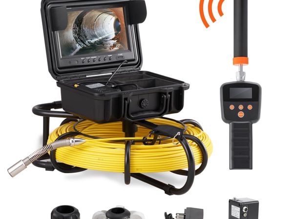 Sewer Pipe Inspection Camera 50m 720p 9in Sonde - Main image