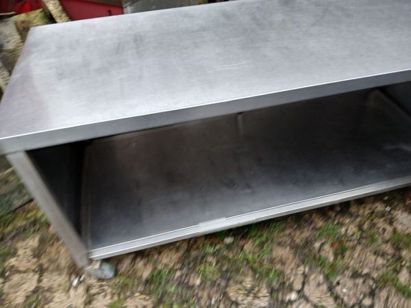 Staneless steel cabbinet  bakers table delivered - Main image
