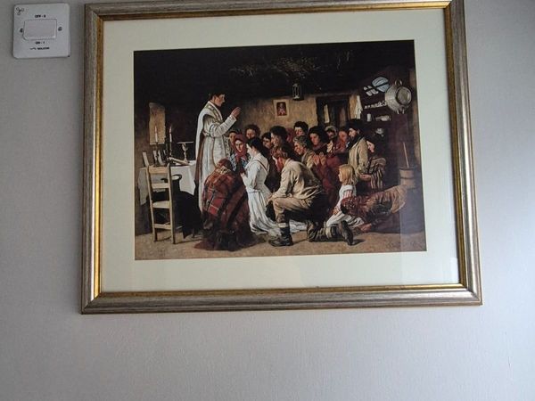 Mass in connemara painting - Main image