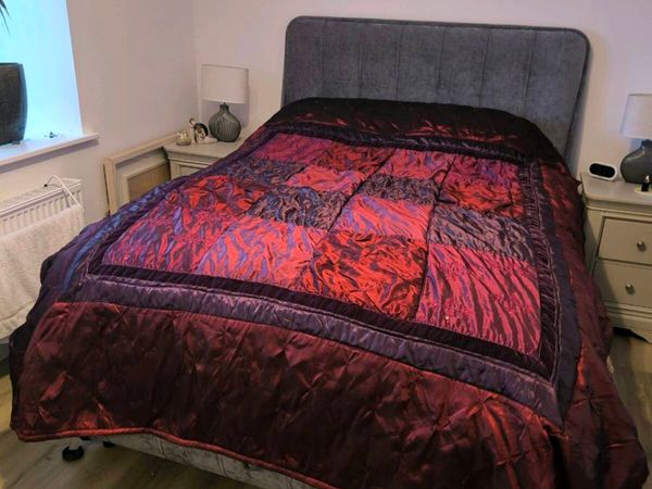 Bedspread - Burgundy, Pink and Purple Double - Main image