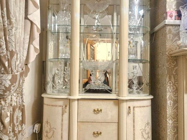 Beautiful Italian Cream & Gold Furniture Set - Main image