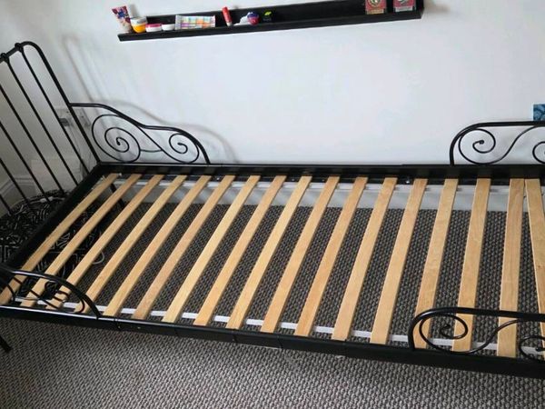 Ikea extendable single bed with mattress 80x200cm - Main image