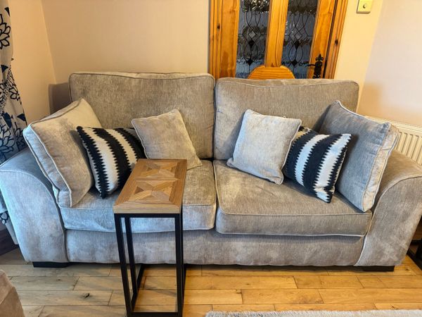 3 seater couch + love chair + storage footstool - Main image
