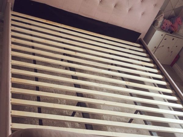 6ft bed frame light pink - Main image