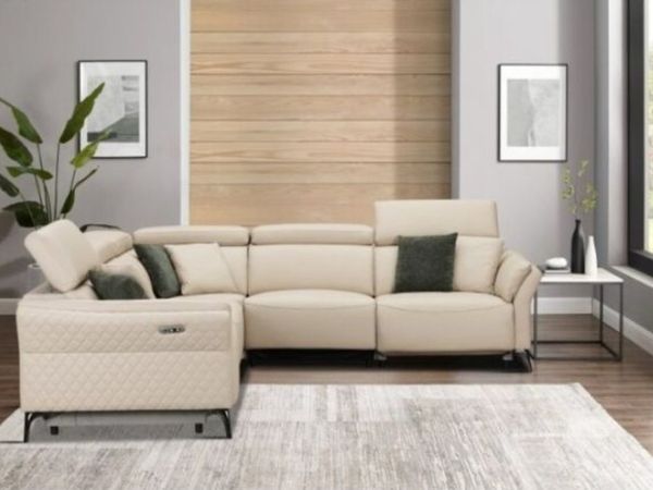 Milan Electric Corner Suite (Cream) - Main image