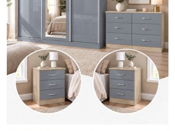 Nevada Ultimate Sliderobe Bedroom Storage / Grey G - Main image