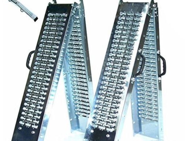 6FT 400KG FOLDING LOADING RAMPS ..FREE DELIVERY - Main image