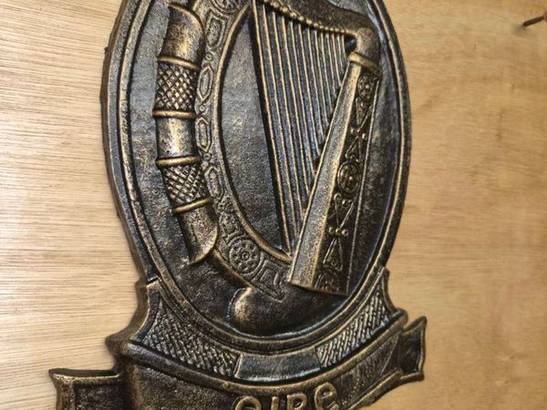 Eire harp cast iron sign for sale in Limerick for €44 on DoneDeal