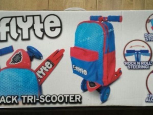 New:  Zinc Flyte Backpack Tri Scooter - Main image