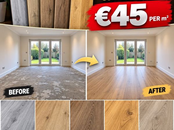 10MM LAMINATE FLOORING – FULLY SUPPLIED & FITTED! - Main image