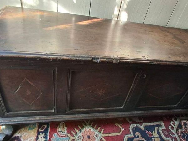 Antique 17th Century Coffer - Main image
