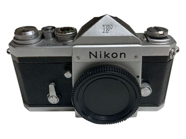 Vintage Nikon F Chrome Eye-Level SLR Film Camera B - Main image