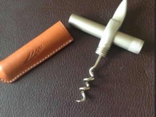 Corkscrew & Bottle opener in Leather Case - Main image
