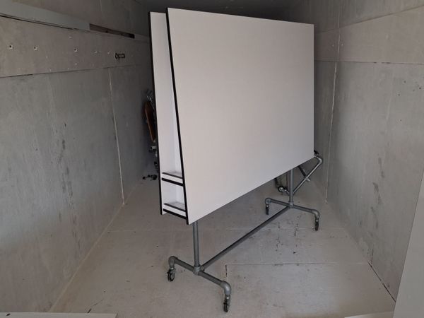 Delivery - 2 x Mobile White Boards Double Sided - Main image
