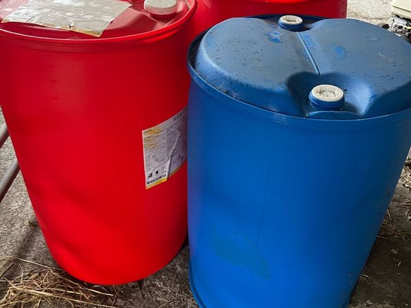 Blue / Red 200 litre Barrels - Main image