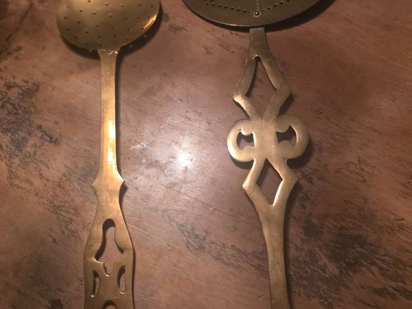 vintage brass skimmers - Main image