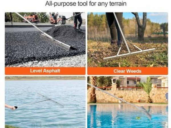 Landscape Rake, 915mm Head Aluminum - Main image