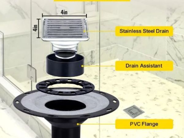 Shower Curb Kit, 48"x48" Watertight - Main image