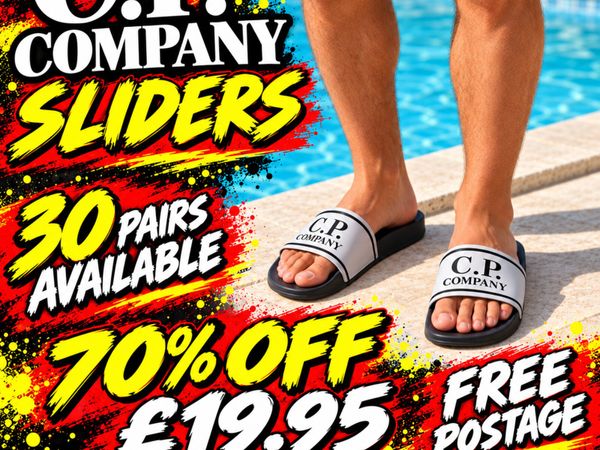C.P. COMPANY slidders ,flipflops sandles new - Main image