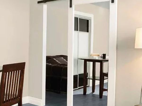 Deanta Black Rustic Sliding Tracks - Main image