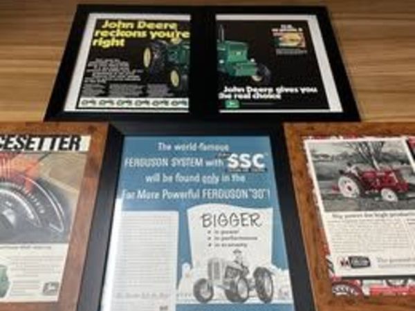 Original Framed Vintage Adverts from 1930s – 1970s - Main image