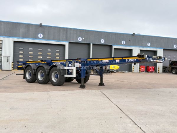 2021 DENNISON SLIDING SKELETAL TRI AXLE TRAILER - Main image