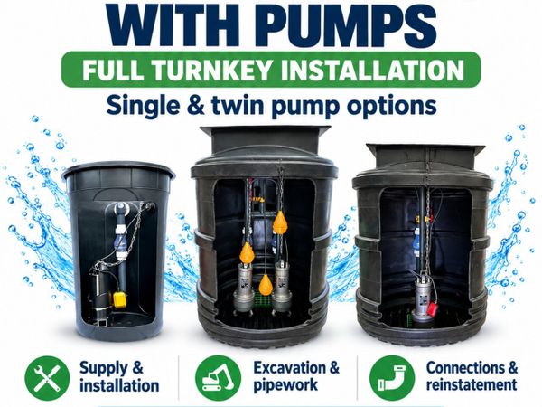 Pump Chambers with Pumps – Full Turnkey Installati - Main image