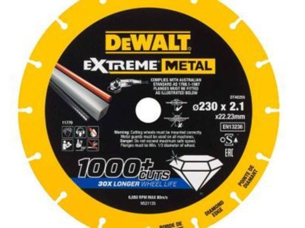 DeWalt DT40255 230 x 22.23mm Extreme Metal Wheel - Main image