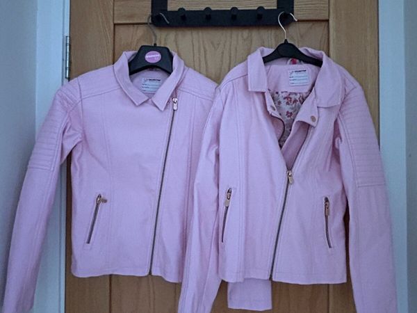 Pink faut leather jackets - Main image