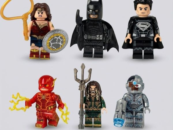 6-Pack Justice League DC Comics Minifigure Bundle - Main image