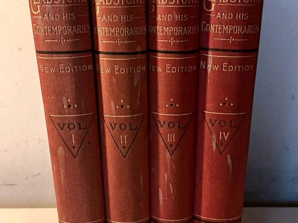 Gladstone Blackie & Son Antique Bookset 4 Volumes - Main image