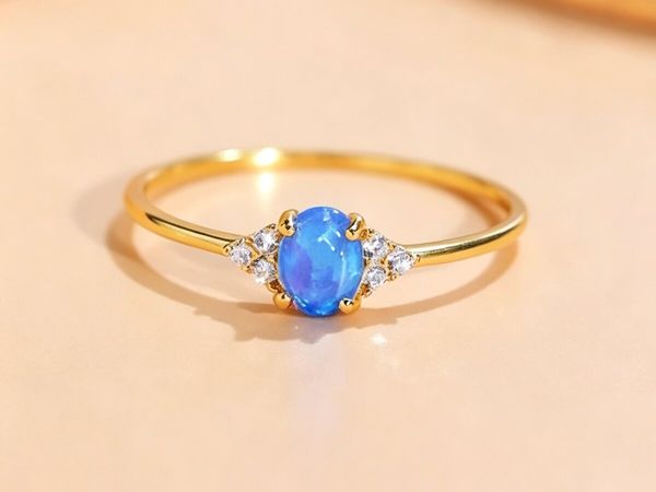 rgain｜Vintage Ring with Natural Paraiba Tourmaline - Main image