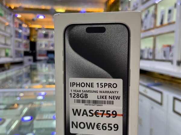 🏎️IPHONE  15PRO 1YEAR WARRANTY LIKE NEW   🔥😍🔋 - Main image